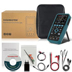 HANMATEK 3 in 1 Handheld Oscilloscope Multimeter with 2 Channels HO52S 3.5"TFT Oscilloscop, 50Mhz Waveform Generator Multimeter Backlit Screen, Auto-Calibration Function, Memory Function, Multi Tester