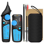 Bside Network Cable Tester RJ45 RJ11 Wire Tracker Telephone Line Tester LAN TV Electric Line Finder Toner Network Cable Collation Continuity Checker with Flashlight
