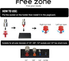 FREE ZONE 68-Piece Large Pegboard Tools Organizer Set, (Black) Tool Box and Storage, Tool Box Drawer Organizer for Tool Chest Cart Cabinet Workbench