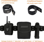 Duty Belt w/ 4 Keepers 2" Nylon Stiff Utility Belt Police Law Enforcement Security Work Patrol Gear Carrier XXL