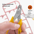 KATA 2Pack Micro Wire Cutters For Electronics Flush cutters, 5.5 Inch Precision Micro Cutters for Cut Precision Electronics, Jewelry, Soft Copper Wire, Cables