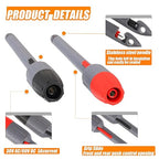 Heavy Duty Wire Piercing Probe Insulation Piercing Clip Set with 4mm Push Banana Plug for Multimeter Test Leads Multi Testers Needle Accessories
