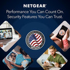 NETGEAR Nighthawk WiFi 6 Router (RAX30) - Security Features, 5-Stream Dual-Band Gigabit Router, AX2400 Wireless Speed (Up to 2.4 Gbps), Covers Up to 2,000 sq.ft. and 20 Devices