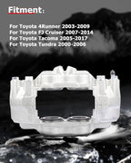 cciyu Front Right Disc Brake Caliper Assembly 19-2984 2003-2009 For Toyota For 4Runner,2007-2014 For Toyota For FJ Cruiser,2005-2023 For Toyota For Tacoma,2000-2006 For Toyota For Tundra