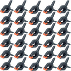 Spring Clamps,30 Pack 3.5in Professional Plastic Heavy Duty Spring Clips for Crafts, Backdrop Clips Clamps for Backdrop Stand,Photography Studios,Woodworking,Home Improvement
