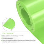 MECCANIXITY Battery Wrap PVC Heat Shrink Tubing 26mm Dia 43mm Flat 20 Feet(6meters) Light Green Good Insulation for Battery Pack