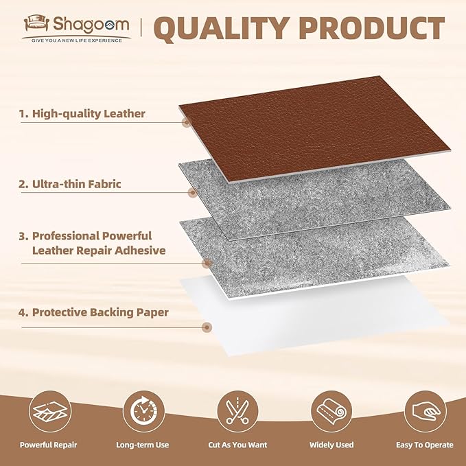 Leather Repair Patch, 17X158 Inch Repair Patch Self Adhesive Waterproof, DIY Large Vinyl Patches for Couches, Furniture, Kitchen Cabinets, Wall （Black, 17X158 Inch）