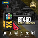 Car Battery Tester 24V 12V Load Tester,Digital Auto Battery Analyzer,30-2000 CCA Automotive Alternator Charging Cranking System Scanner for Motorcycle Car Truck Boat RV Marine ATV SUV Boat Yacht