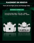 SCITOO Front Brake Caliper With Bracket 19B2690, 19B2691 Compatible For INFINITI I35 2002-2004, For Nissan Altima 2002-2006, For Nissan Maxima 2002-2003