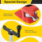3/4" Wood Gluing Pipe Clamp Set | Professional Woodworking and Metalworking Clamps Tools with Unique Foot Design for Frame Assembly, Quick Release and Precision Gluing (4Pack, 3/4")