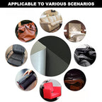 Leather Repair Patch Self-Adhesive, Cuttable Vinyl Leather Repair Tape for Couches, Sofa, Car Seat, Furniture, Chairs. Waterproof, Durable, Easy DIY Leather Repair Kit (Black, 3.9 X 78.7 inch)