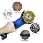 SALI 2 Pack Wire Cup Brush, 4 Inch Coarse Crimped Cup Brush for Grinders, with 5/8 Inch Arbor for Heavy Cleaning Rust, Stripping and Abrasive, for Angle Grinder