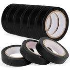 Romeda 9 Pack Electrical Tapes, Electrical Tape Water, Sun, and Oil Resistant, Electrical Tape is Suitable for Most Domestic, Commercial, and Industrial environments - Black