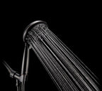 Handheld Shower Head, 6 Spray Setting High Pressure Shower Head with Brass Swivel Ball Bracket and Extra Long Stainless Steel Hose, Oil-Rubbed Bronze, 5"