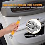 GOOACC 11PCS Trim Removal Tool Kit, Metal & Nylon Pry Tools Set for Car Door Panel, Dashboard, Audio, Clips, Fastener Remover w/Storage Box – Yellow