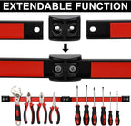 Mayouko 12" Magnetic Tool Holder Strip, 6 Packs, Metal Magnet Tool Organizer Bars for Garage, Workshop, Magnetic Strip for Tools