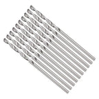 Drill Bit, 1.2mm Cutting Diameter, 4241 HSS 118° Cutting Angle Uncoated Bright Versatile Jobber Bits - (Applications: for Drilling Plastic Wood Soft Metal), 10-Pieces