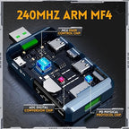 FNIRSI USB Tester 4-24V 6.5A LCD USB A&C Voltage Current Power Display Multimeter with App Software, Fast Charge Detection Trigger, PD2.0/PD3.0,QC2.0/QC3.0, CNC Metal Shell