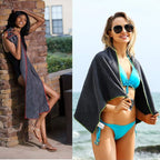 4Monster 4 Pack Microfiber Camping Towel Quick Dry, Super Absorbent Travel Towel with Waterproof Bag, Lightweight Boat Towel for RV, Sport, Gym, Beach, Pool, Swim,Family Trip
