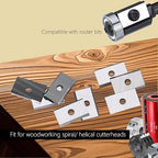 20mm Square Carbide Inserts Cutters Replaceable Knives Blades 20×12×1.5mm-35° for Flush Trim Router Bit Woodworking Spiral/Helical Planer Cutter Head or Lathe Turning 10pcs