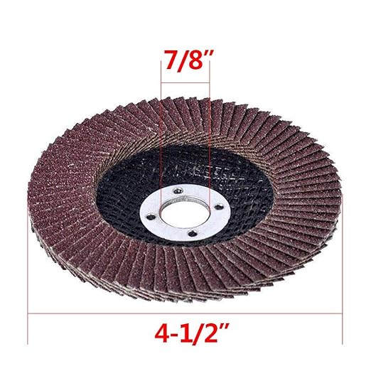 Flap Discs 40 PCS 4.5 Inch - 120 Grit Grinding Discs 4 1/2 Assorted Sanding Grinding Wheels,Aluminum Oxide Abrasives,Grinder disc