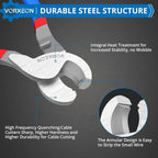 Cable Cutters 10 Inch Heavy Duty Wire Cutter High Leverage Cutter Tool Big Wire Cutters, Electrical cable cutters For Aluminum, Copper, Communications and Ethernet Cable