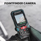 MILESEEY 330Ft Outdoor Laser Measure with Camera Viewfinder, Includes Adjustable Aluminum Tripod with Portable Handle and Protection Case for Protection and Organization
