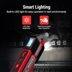 NOYAFA NF-824 Rechargeable Circuit Breaker Finder with LCD Display & GFCI Outlet Tester, 90-230V AC Circuit Breaker Finder Tool, NCV Electrical Circuit Tracer, Adjustable Sensitivity, Flashlight