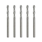 LUMN 5/32" Solid Carbide Jobber Drill Bits with Straight Shank and 118° Point Angle, Made from Tungsten Carbide Material,5-Pieces