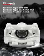 cciyu Front Right Brake Caliper Assembly w/Bracket 19B3429 2008 2009 2010 2011 2012 2013 For Nissan For Rogue,2014 2015 For Nissan For Rogue Select,2010 2011 2012 2013 For Suzuki For Kizashi