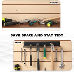 2 Pcs Metal Wall Mounted Hammer Rack Hand Tools Storage Screwdriver Organizer for Garage Workshop