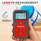 NOYAFA NF-858C Network Cable Tester Multifunctional with VFL Function,RJ11 RJ45 BNC,POE Voltage Testing Trace Cable Line Locator for Telephone/Ethernet/LAN Coax Cable Rechargeable Anti-Interference