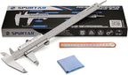 Spurtar Vernier Caliper Measuring Tool 6", 0-6Inch/0-150mm Manual Non Digital Calipers, 0.001"/0.02mm High Precision Durable Micrometer