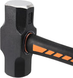 3 PCS 2lb 3lb 4lb Sledge Hammer, Heavy Duty Crack Hammer with Forged Steel Head and Shock Reduction Fiberglass Handle, Club Hammer for Demolition Work