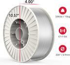 YESWELDER Flux Core Gasless Mig Wire E71T-GS Mild Steel .035-Diameter, 33-Pound Spool Welding Wire