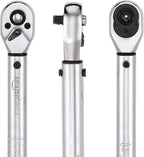 Amazon Basics 1/4-Inch Drive Click Torque Wrench - 20-150 Inch-lb, 2.5-15 Nm