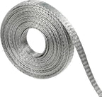 Tinned Copper Wire Shielding Sleeve, Expandable Ground Strap Wiring Braided Sleeving Metal Mesh Sheathing Cabling Wiring Protector (5/16inch - 20ft)