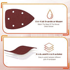120 Grit Mouse Sander Sandpaper, Jamiikury 5 Hole Detail Sander Sandpaper Palm Sander Paper Mouse Sanding Pads Hook and Loop Sanding Sheets - Pack of 50