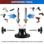 75Pcs 2 Inch Quick Change Sanding Discs Hardened Material Die Grinder Abrasive Set with 1/4" Roll Lock Holder Power Drill Accessories for Metal Wood Grinding Deburring Rust & Paint Removal