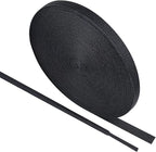 Black 2:1 Ratio Automotive Heat Shrink Braided Sleeving,Wear-Resistant Flat Woven Shrinkable Sleeve Fabric Car Cable Wires Hoses Protection (1/4"-50ft)