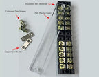 Terminal Block (4 Sets) 4Pcs 12 Positions Dual Row 600V 25A Screw Terminal Strip Blocks with Cover&4Pcs Pre-Insulated Barrier Termina Block Strip&48Pcs Insulated Fork Wire Connector