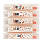 Dry Diamond Drill Bit Set,BGTEC 5pcs 1/4" 6mm Hole Saw for Granite,Marble,Masonry, Concrete, Tile/Ceramic, Glass, Hard Plastic,Vacuum Brazed Diamond Core Drill Bit Kit