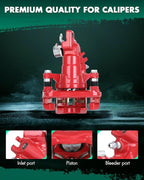 SCITOO 19-B2069 Disc Brake Caliper Assembly with Bracket Fit For Acura TSX 2004 2005 2006 2007 2008,For Honda For Accord 1998 1999 2000 2001 2002 2003 2004 2005 2006 2007