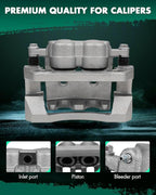 SCITOO 18B5077 18B5076 Rear Left & Right Disc Brake Calipers Assembly w/Bracket For Ford For F-250 Super Duty 2008-2012,For Ford For F-350 Super Duty 2008-2012