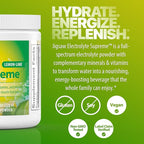 Jigsaw Health Electrolyte Supreme | Broad Spectrum of Electrolytes + Trace Minerals | Lemon-Lime Flavor | 60 Servings (Jar)