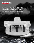 cciyu 19B2994 19B2995 Rear Left & Right Brake Calipers With Bracket For Nissan For Frontier 2005-2018,For Nissan For Xterra 2005-2015,For Suzuki For Equator 2009-2012