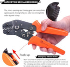 Twidec/Wire Crimping Pliers 2.8/4.8/6.3 mm Spade 26-16AMG Crimping Tools Manual Crimp Fold Tool for Open Barrel Terminals SN-48B