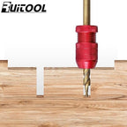 RUITOOL Drill Depth Stop for Drill Bits, Adjustable Drill Stop Applicable Drill Size Range 5/64"-3/16",15/64"-7/16", Aluminum Drill Bit Stop Collar Set for Woodworking Tools & Hand Tools, 2 Pcs