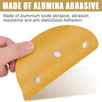 6 Inch - 6 Hole Hook and Loop Sanding Discs 120 Grit, Random Orbital Sandpaper for Automotive and Woodworking - 100 Pack
