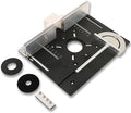 Elestoria Aluminum Router Table Insert Plate (Black)